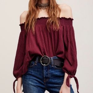 2 Free People Off The Shoulder Tops